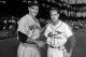 Murry Dickson (on right), in the 1946 World Series...before he was sold to baseball purgatory.