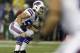 Buffalo Bills linebacker Kiko Alonso warms up before an NFL football game against the New England Patriots Sunday, Dec. 29, 2013, in Foxborough, Mass. (AP Photo/Steven Senne)