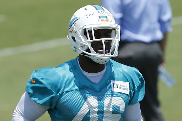 Dolphins Waive Rookie Linebacker Marcus Thompson