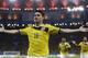 FILE - In this June 28, 2014, file photo, Colombia's James Rodriguez celebrates after scoring the opening goal during the World Cup round of 16 soccer match between Colombia and Uruguay at the Maracana Stadium in Rio de Janeiro, Brazil. Never before has the star-crossed nation made the quarterfinals. There is even waxing poetic about World Cup unity accelerating the pace of 18-month-old peace talks to end a half-century of conflict that has claimed some 220,000 lives. (AP Photo/Natacha Pisarenko)