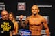 Apr 18, 2014; Orlando, FL, USA; Thiago Alves during a weigh-in for UFC on FOX 11 at Amway Center. Mandatory Credit: David Manning-USA TODAY Sports