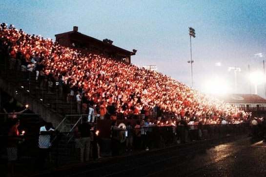 Candlelight Tribute for Auburn's Lutzenkirchen