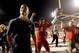 Sep 20, 2013; Fresno, CA, USA; NFL former quarterback David Carr (left) walks off the field next to his brother, Fresno State Bulldogs quarterback Derek Carr (4) after the Bulldogs defeated the Boise State Broncos 41-40 at Bulldog Stadium. Mandatory Credit: Cary Edmondson-USA TODAY Sports