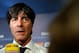 COSTA DO SAUIPE, BRAZIL - DECEMBER 06: Germany coach Joachim Loew speaks to members of the media after the Final Draw for the 2014 FIFA World Cup Brazil at Costa do Sauipe Resort on December 6, 2013 in Costa do Sauipe, Bahia, Brazil. (Photo by Buda Mendes/Getty Images)