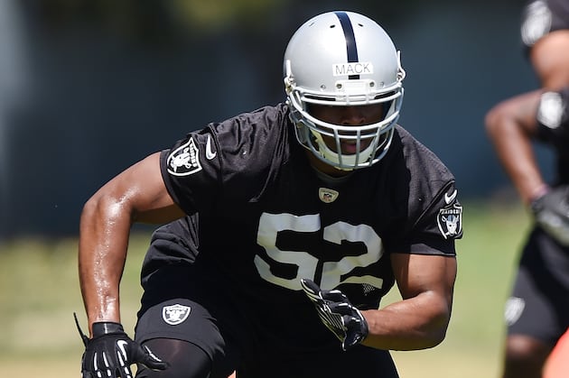 Khalil Mack Aims to Win Rookie of the Year, Put Peyton on His Back