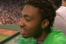 James Young Went to His First Baseball Game EVER Last Night