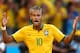 BELO HORIZONTE, BRAZIL - JUNE 28: Neymar of Brazil celebrates after defeating Chile in a penalty shootout during the 2014 FIFA World Cup Brazil round of 16 match between Brazil and Chile at Estadio Mineirao on June 28, 2014 in Belo Horizonte, Brazil. (Photo by Ronald Martinez/Getty Images)