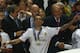 Real's Angel Di Maria gestures after receiving his medal, at the end of the Champions League final soccer match between Atletico Madrid and Real Madrid in Lisbon, Portugal, Saturday, May 24, 2014. Real Madrid won 4-1. (AP Photo/Andres Kudacki)