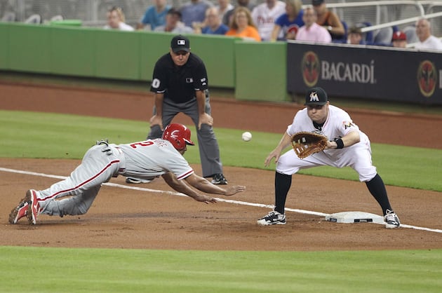 Phillies Rally to Beat Marlins, 5-4