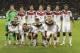 Germany's team standing from left, Manuel Neuer, Toni Kroos, Sami Khedira, Benedikt Howedes, Marcell Jansen, Mats Hummels, Jerome Boateng, kneeling from left, Philipp Lahm, Mario Gotze, Thomas Muller, Andre Schurrle, prior to the start of a friendly soccer match between Italy and Germany at the San Siro stadium in Milan, Italy, Friday, Nov. 15, 2013. (AP Photo/Antonio Calanni)