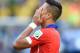 June 28, 2014; Belo Horizonte, BRAZIL; Chile player Alexis Sanchez reacts after failing to convert a penalty kick against Brazil during the round of sixteen match in the 2014 World Cup at Estadio Mineirao. Mandatory Credit: Tim Groothuis/Witters Sport via USA TODAY Sports