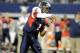 Allen's Kyler Murray (1) throws a touchdown pass in the first half during a UIL Class 5A Division I high school football championship game against Houston Lamar, Saturday, Dec. 22, 2012, in Arlington, Texas. (AP Photo/Matt Strasen)
