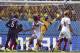 Germany's Mats Hummels, centrer, scores the opening goal during the World Cup quarterfinal soccer match between Germany and France at the Maracana Stadium in Rio de Janeiro, Brazil, Friday, July 4, 2014. (AP Photo/Martin Meissner)