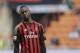 AC Milan forward Mario Balotelli closes his eyes after missing a scoring chance during a Serie A soccer match between AC Milan and Parma, at the San Siro stadium in Milan, Italy, Sunday, March 16, 2014. (AP Photo/Luca Bruno)