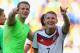 RIO DE JANEIRO, BRAZIL - JULY 04: Goalkeeper Manuel Neuer and Bastian Schweinsteiger of Germany acknowledge the fans after defeating France 1-0 in the 2014 FIFA World Cup Brazil Quarter Final match between France and Germany at Maracana on July 4, 2014 in Rio de Janeiro, Brazil. (Photo by Martin Rose/Getty Images)
