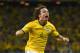 FORTALEZA, BRAZIL - JULY 04: David Luiz of Brazil celebrates scoring his team's second goal during the 2014 FIFA World Cup Brazil Quarter Final match between Brazil and Colombia at Castelao on July 4, 2014 in Fortaleza, Brazil. (Photo by Laurence Griffiths/Getty Images)