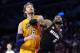 January 17, 2013; Los Angeles, CA, USA; Los Angeles Lakers power forward Pau Gasol (16) and Miami Heat small forward LeBron James (6) battle for position under the basket in the second half of the game at the Staples Center. Heat won 99-90. Mandatory Credit: Jayne Kamin-Oncea-USA TODAY Sports