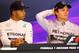 SPIELBERG, AUSTRIA - JUNE 22: Nico Rosberg (R) of Germany and Mercedes GP sits next to Lewis Hamilton of Great Britain and Mercedes GP in a press conference following his victory in the Austrian Formula One Grand Prix at Red Bull Ring on June 22, 2014 in Spielberg, Austria. (Photo by Mathias Kniepeiss/Getty Images)