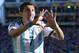 SAO PAULO, BRAZIL - JULY 01: Angel di Maria of Argentina celebrates scoring his team's first goal in extra time during the 2014 FIFA World Cup Brazil Round of 16 match between Argentina and Switzerland at Arena de Sao Paulo on July 1, 2014 in Sao Paulo, Brazil. (Photo by Julian Finney/Getty Images)