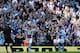 BIRMINGHAM, ENGLAND - MAY 03: Andreas Weimann of Aston Villa celebrates his goal with Aston Villa fans during the Barclays Premier League match between Aston Villa and Hull City at Villa Park on May 3, 2014 in Birmingham, England. (Photo by Ross Kinnaird/Getty Images)