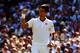 LONDON, ENGLAND - JULY 04: Novak Djokovic of Serbia celebrates after winning his Gentlemen's Singles semi-final match against Grigor Dimitrov of Bulgaria on day eleven of the Wimbledon Lawn Tennis Championships at the All England Lawn Tennis and Croquet Club on July 4, 2014 in London, England. (Photo by Clive Brunskill/Getty Images)