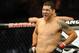 Jul 5, 2014; Las Vegas, NV, USA; Chris Weidman gets ready for the start of a middleweight title fight against Lyoto Machida at Mandalay Bay Events Center. Mandatory Credit: Stephen R. Sylvanie-USA TODAY Sports