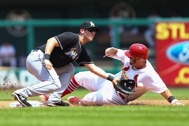 Alvarez Leads Way, Marlins Beat Cardinals 8-4
