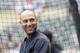 New York Yankees shortstop Derek Jeter laughs before a baseball game against the Minnesota Twins in Minneapolis, Sunday, July 6, 2014. (AP Photo/Ann Heisenfelt)