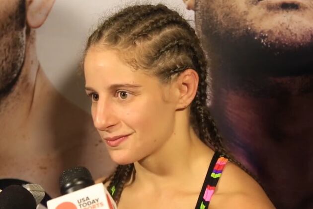 Video: Sarah Moras Will Celebrate UFC 175 Victory with 'Cheesecake Party'