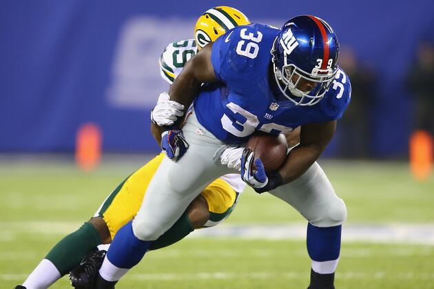 Giants Fullbacks Anxiously Wait for Training Camp to See How They'll Be Used