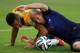 PORTO ALEGRE, BRAZIL - JUNE 18: Arjen Robben of the Netherlands and Jason Davidson of Australia battle for the ball on the pitch during the 2014 FIFA World Cup Brazil Group B match between Australia and Netherlands at Estadio Beira-Rio on June 18, 2014 in Porto Alegre, Brazil. (Photo by Dean Mouhtaropoulos/Getty Images)