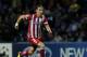In this picture taken Tuesday, Oct. 1, 2013 Atletico's Filipe Luis, from Brazil, seen at the Champions League group G soccer match between FC Porto and Atletico de Madrid, at the Dragao stadium in Porto, Portugal. Atletico won 2-1.(AP Photo/Paulo Duarte)