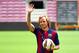 BARCELONA, SPAIN - JULY 01: Ivan Rakitic poses as a new player for FC Barcelona at the Camp Nou stadium on July 1, 2014 in Barcelona, Spain. (Photo by David Ramos/Getty Images)