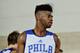 ORLANDO, FL - JULY 5: Nerlens Noel #4 of the Philadelphia 76ers stands on the court during a game against the Orlando Magic on July 5, 2014 at Amway Center in Orlando, Florida. NOTE TO USER: User expressly acknowledges and agrees that, by downloading and or using this photograph, User is consenting to the terms and conditions of the Getty Images License Agreement. Mandatory Copyright Notice: Copyright 2014 NBAE (Photo by Fernando Medina/NBAE via Getty Images)