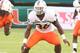 Figueroa (No. 36) playing for the Hurricanes