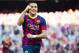 BARCELONA, SPAIN - MARCH 16: Alexis Sanchez of FC Barcelona celebrates after scoring his team's second goal during the La Liga match between FC Barcelona and CA Osasuna at Camp Nou on March 16, 2014 in Barcelona, Spain. (Photo by Alex Caparros/Getty Images)