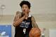 ORLANDO, FL - JULY 5: Elfrid Payton #4 of the Orlando Magic drives against the Philadelphia 76ers on July 5, 2014 at Amway Center in Orlando, Florida. NOTE TO USER: User expressly acknowledges and agrees that, by downloading and or using this photograph, User is consenting to the terms and conditions of the Getty Images License Agreement. Mandatory Copyright Notice: Copyright 2014 NBAE (Photo by Fernando Medina/NBAE via Getty Images)