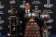 LAS VEGAS, NV - JUNE 24: Sidney Crosby of the Pittsburgh Penguins poses with the Ted Lindsay Award, the Hart Memorial Trophy, and the Art Ross Trophy during the 2014 NHL Awards at the Encore Theater at Wynn Las Vegas on June 24, 2014 in Las Vegas, Nevada. (Photo by Bruce Bennett/Getty Images)
