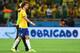 BELO HORIZONTE, BRAZIL - JULY 08: Thiago Silva of Brazil consoles David Luiz after Germany's 7-1 victory during the 2014 FIFA World Cup Brazil Semi Final match between Brazil and Germany at Estadio Mineirao on July 8, 2014 in Belo Horizonte, Brazil. (Photo by Buda Mendes/Getty Images)