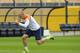 Netherlands' Arjen Robben attends an official training session one day before their World Cup semifinals soccer match against Argentina at the Paulo Machado de Carvalho Stadium in Sao Paulo, Brazil, Tuesday, July 8, 2014. (AP Photo/Manu Fernandez)