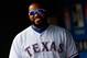 ARLINGTON, TX - APRIL 20: Prince Fielder #84 of the Texas Rangers prepares to take on the Chicago White Sox at Globe Life Park in Arlington on April 20, 2014 in Arlington, Texas. (Photo by Tom Pennington/Getty Images)
