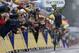 Netherland's Lars Boom celebrates as he crosses the finish line to win the fifth stage of the Tour de France cycling race over 155 kilometers (96.3 miles) with start in Ypres, Belgium, and finish in Arenberg, France, Wednesday, July 9, 2014. (AP Photo/Peter Dejong)