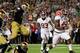 Alabama's Eddie Lacy (42) breaks away for a touchdown run during the first half of the BCS National Championship college football game against Notre Dame Monday, Jan. 7, 2013, in Miami. (AP Photo/David J. Phillip)