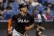ST. PETERSBURG, FL - JUNE 5: Giancarlo Stanton #27 of the Miami Marlins rounds the bases after hitting a two-run home run off of pitcher Brad Boxberger #26 of the Tampa Bay Rays during the seventh inning of a game on June 5, 2014 at Tropicana Field in St. Petersburg, Florida. (Photo by Brian Blanco/Getty Images)
