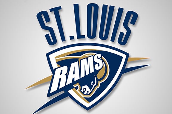 St. Louis Rams and Oklahoma City Thunder Combine Logos