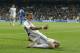 Real Madrid's Angel Di Maria, center, celebrates his goal during a Spanish La Liga soccer match against Almeria at the Santiago Bernabeu stadium in Madrid, Spain, Saturday, April 12, 2014. (AP Photo/Andres Kudacki)