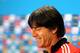 BELO HORIZONTE, BRAZIL - JULY 07: Joachim Loew, head coach of Germany talks to the media during the German national team press conference at Estadio Mineirao on July 7, 2014 in Belo Horizonte, Brazil. (Photo by Martin Rose/Getty Images)