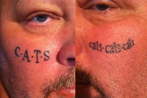 Just When You Thought He Was Done, Thomas Added More UK Tattoos