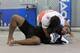 DELRAY BEACH, FL - SEPTEMBER 17: Vitor Belfort (top) trains with Rashad Evans at the Jaco Hybrid Training Center on September 17, 2012 in Delray Beach, Florida. Belfort will fight Jon Jones on September 22, 2012 at UFC 152 in Toronto, Canada. (Photo by Chris Trotman/Getty Images)