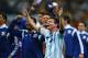 SAO PAULO, BRAZIL - JULY 09: Lionel Messi of Argentina celebrates defeating the Netherlands in a shootout during the 2014 FIFA World Cup Brazil Semi Final match between the Netherlands and Argentina at Arena de Sao Paulo on July 9, 2014 in Sao Paulo, Brazil. (Photo by Clive Rose/Getty Images)